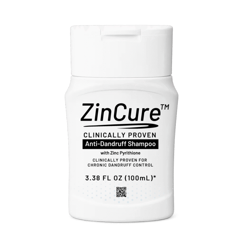 Zincure shampoo front back anti dandruff