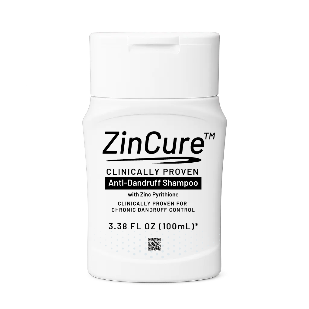 Zincure shampoo front back anti dandruff